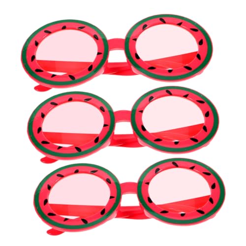 SOPOTUTU Obst-themenparty-brille Wassermelonen-design Für Jungen Und Mädchen Originelle Sonnenbrille Hawaii-accessoires von SOPOTUTU