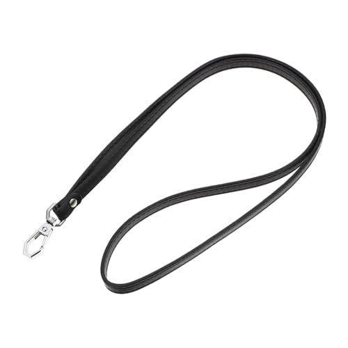 SOPOTUTU PU Arbeitsausweis Lanyard Schwarz mit Weichem PU Lederband Langlebiger Kartenhalter für Arbeitsschilder und Schülerausweise Komfortables Umhängeband für Telefon und Id Badge SOPOTUTU PU Arbeitsausweis Lanyard Schwarz mit Weichem PU Lederband Langlebiger Kartenhalter für Arbeitsschilder und Schülerausweise Komfortables Umhängeband für Telefon und Id Badge von SOPOTUTU