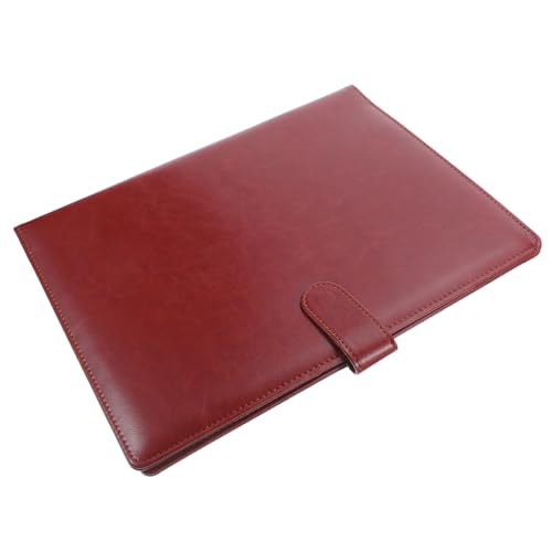 SOPOTUTU PU Padfolio Dokumenten Organizer mit Klemmbrett Business Schreibmappe mit Kartenfächern und Stiftschlaufe Mobiler Ordner für Besprechungen und Interviews Braun SOPOTUTU PU Padfolio Dokumenten Organizer mit Klemmbrett Business Schreibmappe mit Kartenfächern und Stiftschlaufe Mobiler Ordner für Besprechungen und Interviews Braun von SOPOTUTU