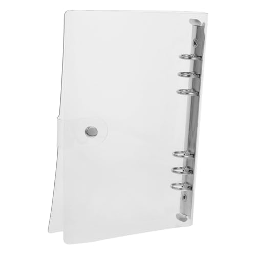 SOPOTUTU PVC Ringbuch Hülle Organizer Dokumentenmappe mit Fixierband Transparenter Notizbuchschutz Langlebige Spiralring Binder Hülle für Büro und Schule SOPOTUTU PVC Ringbuch Hülle Organizer Dokumentenmappe mit Fixierband Transparenter Notizbuchschutz Langlebige Spiralring Binder Hülle für Büro und Schule von SOPOTUTU