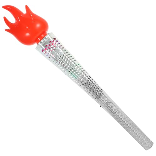 SOPOTUTU Plastik Fackel Realistische Sportfest Requisit Silber Langlebig Vielseitig für Geburtstage Halloween Sommercamping SOPOTUTU Plastik Fackel Realistische Sportfest Requisit Silber Langlebig Vielseitig für Geburtstage Halloween Sommercamping von SOPOTUTU