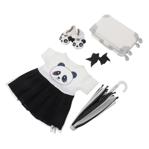SOPOTUTU Puppen Reise Set Mit Koffer Schirm Und Kleidung Puppenzubehör Für Kreative Rollenspiele Und Miniatur-Dekorationen SOPOTUTU Puppen Reise Set Mit Koffer Schirm Und Kleidung Puppenzubehör Für Kreative Rollenspiele Und Miniatur-Dekorationen von SOPOTUTU