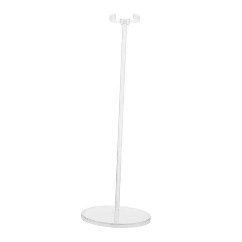 SOPOTUTU Puppenständer Puppenhalterung Puppenstandfuß Puppenpräsentationsständer Spielzeugpuppe Puppenausstellung Steht für Actionfiguren Halter für Marionettenständer Plastik Transparent von SOPOTUTU
