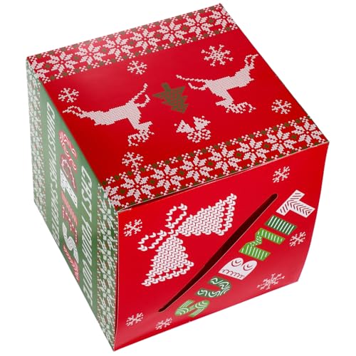 SOPOTUTU Raffelbox für Weihnachtsfeiern Große Kapazität für Abstimmungskarten und Lose Praktische Aufbewahrungsbox für Festlichkeiten für und Abstimmungen bei Festveranstaltungen SOPOTUTU Raffelbox für Weihnachtsfeiern Große Kapazität für Abstimmungskarten und Lose Praktische Aufbewahrungsbox für Festlichkeiten für und Abstimmungen bei Festveranstaltungen von SOPOTUTU