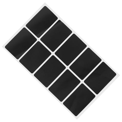 SOPOTUTU Rechteckige Schwarze Tafelfolie Selbstklebend Wiederverwendbar Abwischbar Teiliges DIY Kreidetafel Etiketten für Flaschen Einmachgläser Haushalt und Dekoration SOPOTUTU Rechteckige Schwarze Tafelfolie Selbstklebend Wiederverwendbar Abwischbar Teiliges DIY Kreidetafel Etiketten für Flaschen Einmachgläser Haushalt und Dekoration von SOPOTUTU