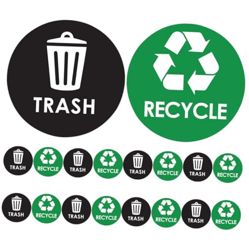 SOPOTUTU Recycling Mülltonnenaufkleber Selbstklebend Laminierte Wetterfest für Abfalltrennung Zuhause Büro Gemeinsame Plätze Mülltrennung Erinnerung Praktisch SOPOTUTU Recycling Mülltonnenaufkleber Selbstklebend Laminierte Wetterfest für Abfalltrennung Zuhause Büro Gemeinsame Plätze Mülltrennung Erinnerung Praktisch von SOPOTUTU