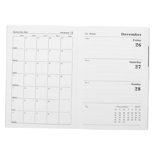 SOPOTUTU Reiseplaner mit Holographischem PU Einband Kompakter Monats und Wochenkalender Tragbarer Urlaubsorganizer für Terminplanung Aufgabenmanagement und Kreatives Journaling SOPOTUTU Reiseplaner mit Holographischem PU Einband Kompakter Monats und Wochenkalender Tragbarer Urlaubsorganizer für Terminplanung Aufgabenmanagement und Kreatives Journaling von SOPOTUTU