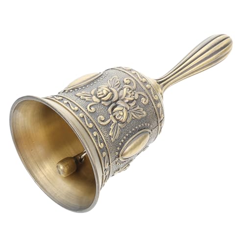 SOPOTUTU Retro Handklingel aus Metall Robuste Serviceglocke mit Ergonomischem Griff Klarer Klang Vielseitig Einsetzbar als Restaurant und Alarmglocke für Bars Hotels und Zuhause SOPOTUTU Retro Handklingel aus Metall Robuste Serviceglocke mit Ergonomischem Griff Klarer Klang Vielseitig Einsetzbar als Restaurant und Alarmglocke für Bars Hotels und Zuhause von SOPOTUTU