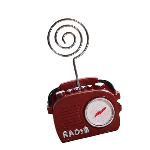 SOPOTUTU Retro Telefon Radio form Notizhalter Clip aus Stilvollem Material Einzigartiger Vintage Karten Fotoclips für Schreibtisch Büro Partys und Besondere Anlässe SOPOTUTU Retro Telefon Radio form Notizhalter Clip aus Stilvollem Material Einzigartiger Vintage Karten Fotoclips für Schreibtisch Büro Partys und Besondere Anlässe von SOPOTUTU
