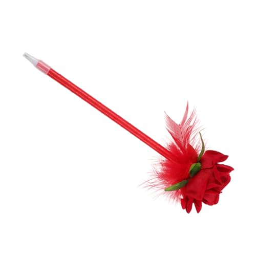 SOPOTUTU Rosen Kugelschreiber Künstliche Rosenstifte Blumen Gel Tintenstift Dekoration Für Das Home Office Blumen Kugelschreiber Süße Stifte Für Lehrer Blumenstifte Süße von SOPOTUTU