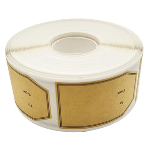 SOPOTUTU Selbstklebende Geschenkaufkleber aus Kraftpapier pro Kleine Etiketten für Geschenktüten Lebensmittel und Gebäckbeutel Langlebig Beschriftbar für Party Backen DIY und Versand SOPOTUTU Selbstklebende Geschenkaufkleber aus Kraftpapier pro Kleine Etiketten für Geschenktüten Lebensmittel und Gebäckbeutel Langlebig Beschriftbar für Party Backen DIY und Versand von SOPOTUTU