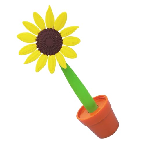 SOPOTUTU Sonnenblumen Kugelschreiber Originelle Stifte Für Erwachsene Blumen Kugelschreiber Süße Stifte Für Frauen Blumenform Kugelschreiber Sonnenblumen Stifte Künstliche Blumen von SOPOTUTU