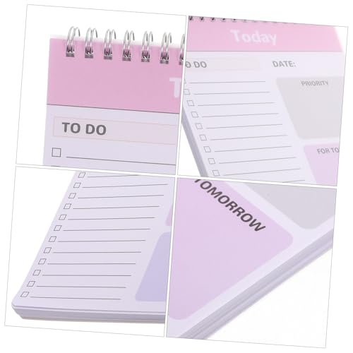 SOPOTUTU Spiralplaner Notizblock mit Pp cover Multifunktionales Haushalts notizbuch für Terminplanung To do listen Tragbares Memo Pad für Büro und Alltag Praktischer Tagesplaner SOPOTUTU Spiralplaner Notizblock mit Pp cover Multifunktionales Haushalts notizbuch für Terminplanung To do listen Tragbares Memo Pad für Büro und Alltag Praktischer Tagesplaner von SOPOTUTU