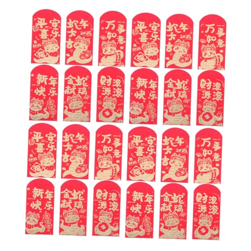 SOPOTUTU Stück Chinesische Rote Umschläge Traditionelle Designs für Jahr Schlange Elegante Hong Bao für Geldgeschenke für Neujahrsfest und Hochzeiten Robustes und Praktische von SOPOTUTU