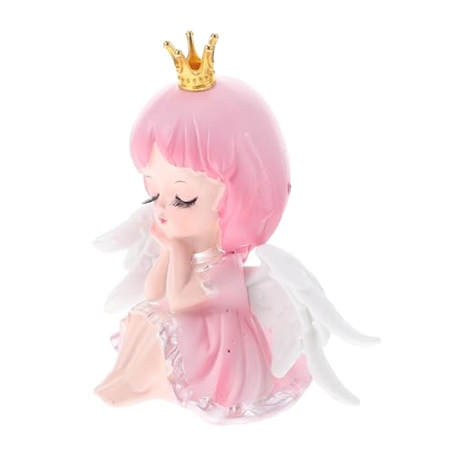 SOPOTUTU Süßer Miniatur Engel Kuchenaufsatz Mädchen Harzfigur Rosa Tortendeko für Geburtstag Shower Party Tischdekoration SOPOTUTU Süßer Miniatur Engel Kuchenaufsatz Mädchen Harzfigur Rosa Tortendeko für Geburtstag Shower Party Tischdekoration von SOPOTUTU