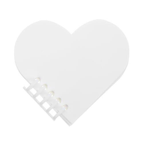 SOPOTUTU Thermaltransferheft Sublimationspapier Bilderrahmen Selber Machen Valentinstag Handwerk Scrapbook-hüllen Diy Bilderbuch Dekoratives Bilderbuch Sublimationsnotizbücher Plastik Weiß von SOPOTUTU
