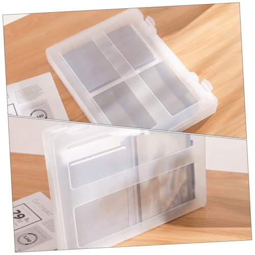 SOPOTUTU Transparente Dokumentenbox Tragbar Leichte Aufbewahrungsbox Großer Organizer Für Schule Büro Zuhause SOPOTUTU Transparente Dokumentenbox Tragbar Leichte Aufbewahrungsbox Großer Organizer Für Schule Büro Zuhause von SOPOTUTU