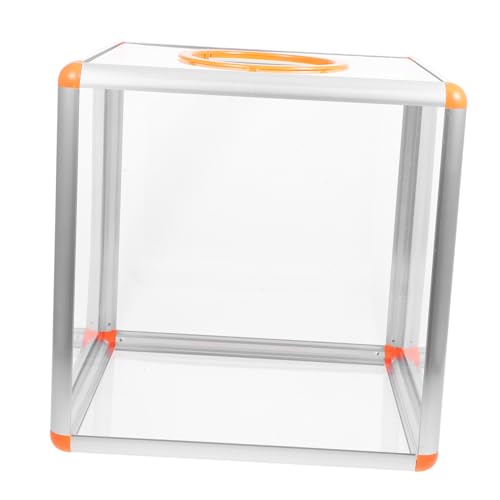 SOPOTUTU Transparente Raffle Box Langlebige Vielseitige Losbox für Partyspiele und Spendenaktionen Leichter Verschleißfester Aufbewahrungsbehälter für Firmenfeiern und Events von SOPOTUTU
