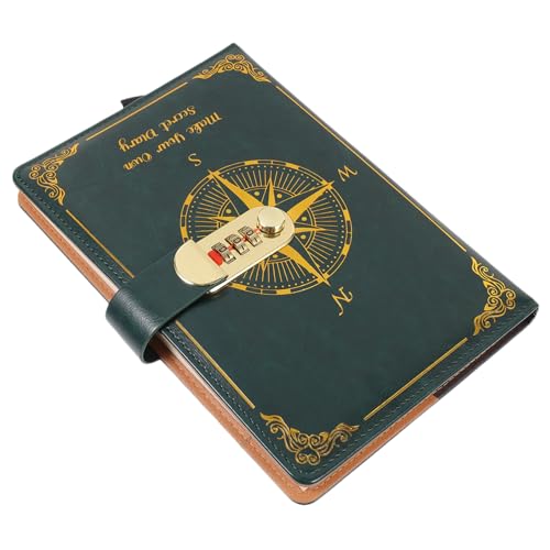 SOPOTUTU Vintage Notizbuch mit Zahlenschloss PU Leder Schreibjournal für Business und Tagebuch Grün Robustes Retro Design Sicheres Passwort Notizheft für Mitarbeiter Studenten Lehrer SOPOTUTU Vintage Notizbuch mit Zahlenschloss PU Leder Schreibjournal für Business und Tagebuch Grün Robustes Retro Design Sicheres Passwort Notizheft für Mitarbeiter Studenten Lehrer von SOPOTUTU