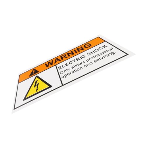 SOPOTUTU Hochspannung Warnaufkleber Für Elektrische Gefahren Selbstklebendes Schild Für Schulen Krankenhäuser Und Fabriken Klare Warnung Vor Stromschlägen Geeignet Für Fachpersonal SOPOTUTU Hochspannung Warnaufkleber Für Elektrische Gefahren Selbstklebendes Schild Für Schulen Krankenhäuser Und Fabriken Klare Warnung Vor Stromschlägen Geeignet Für Fachpersonal von SOPOTUTU