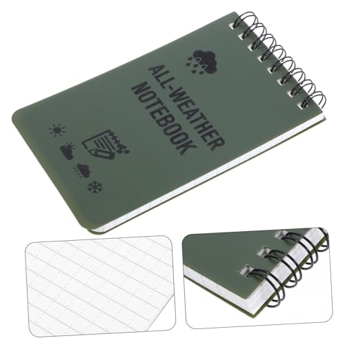 SOPOTUTU Wasserdichtes Spiral Notizbuch Kleines Pocket Notebook Wetterfestes Outdoor Notizpad aus PP und Papier Reißfest Tragbar für Camping und Bürogebrauch SOPOTUTU Wasserdichtes Spiral Notizbuch Kleines Pocket Notebook Wetterfestes Outdoor Notizpad aus PP und Papier Reißfest Tragbar für Camping und Bürogebrauch von SOPOTUTU