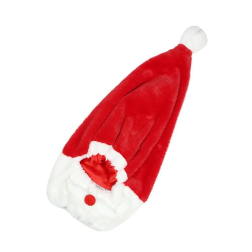 SOPOTUTU Weihnachtsmütze für Motorradhelm aus Waschbarem Wiederverwendbarer Helmüberzug Einfache Installation Bequem und Schützend für Outdoor Santa Cosplay und Winterfahrten von SOPOTUTU