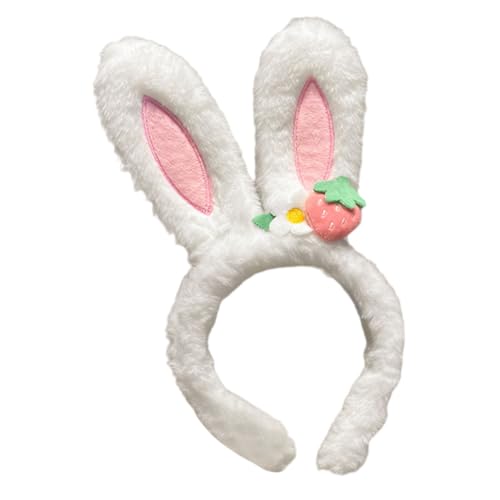 SOPOTUTU Weißes Plüsch Hasenohren Haarreif für Erwachsene Cartoon Kaninchen Kostüm Stirnband Weicher Bequemer Kopfschmuck für Karneval Fasching Geburtstagsfeier Cosplay Party Zubehör SOPOTUTU Weißes Plüsch Hasenohren Haarreif für Erwachsene Cartoon Kaninchen Kostüm Stirnband Weicher Bequemer Kopfschmuck für Karneval Fasching Geburtstagsfeier Cosplay Party Zubehör von SOPOTUTU