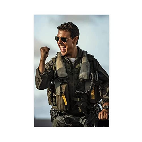 SORECI Tom Cruise Poster auf Leinwand, Wandkunst, Dekordruck, Bild, Gemälde für Wohnzimmer, Schlafzimmer, Dekoration, ungerahmt, 50 x 75 cm von SORECI