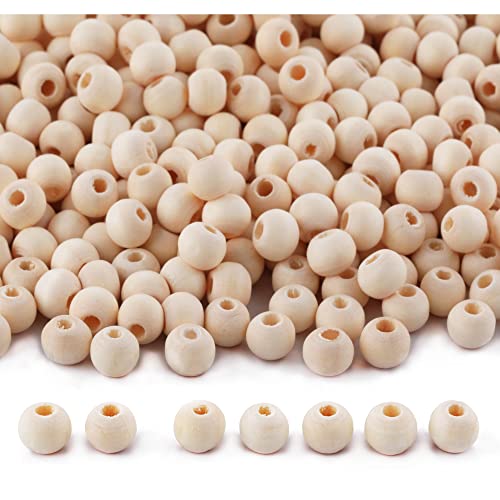 1000 Stück x 6mm Natur Holzperlen Unbehandelt Holzkugeln, Rund Holz Perlen Mini Zwischenperlen mit Loch 2mm für basteln auffädeln DIY Schmuck Armband Halskette etc. 1000 Stück x 6mm Natur Holzperlen Unbehandelt Holzkugeln, Rund Holz Perlen Mini Zwischenperlen mit Loch 2mm für basteln auffädeln DIY Schmuck Armband Halskette etc. von SOSMAR