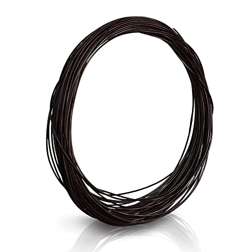 15M x 1mm Lederschnur Lederband aus echt Leder, Braun Farbe, Klassik Vintage Band Faden für Armband Ketten Schmuck DIY Handwerk - Dunkelbraun Echtlederband von SOSMAR 15M x 1mm Lederschnur Lederband aus echt Leder, Braun Farbe, Klassik Vintage Band Faden für Armband Ketten Schmuck DIY Handwerk - Dunkelbraun Echtlederband von SOSMAR von SOSMAR