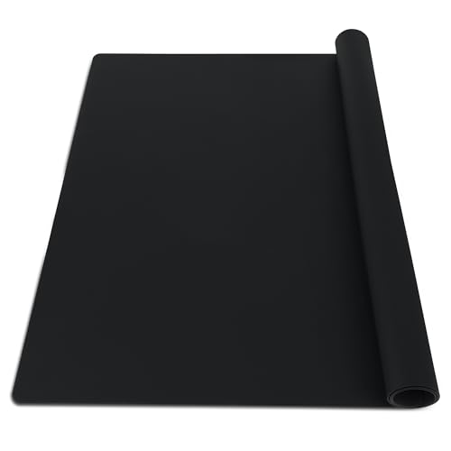 SOSMAR Extra Groß Silikonmatte zum Basteln, B2 Bastelunterlage für Malen, Epoxidharz Handwerk, Knetunterlage, Tischmatte, Antihaft & Waschbar Malunterlage für Kinder, Schwarz 70 x 50cm SOSMAR Extra Groß Silikonmatte zum Basteln, B2 Bastelunterlage für Malen, Epoxidharz Handwerk, Knetunterlage, Tischmatte, Antihaft & Waschbar Malunterlage für Kinder, Schwarz 70 x 50cm von SOSMAR