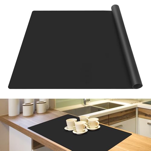 SOSMAR Groß Silikonmatte zum Basteln, A2 Bastelunterlage für Malen, Epoxidharz Handwerk, Knetunterlage, Tischmatte, Antihaft & Waschbar Malunterlage für Kinder, Schwarz 60 x 40cm SOSMAR Groß Silikonmatte zum Basteln, A2 Bastelunterlage für Malen, Epoxidharz Handwerk, Knetunterlage, Tischmatte, Antihaft & Waschbar Malunterlage für Kinder, Schwarz 60 x 40cm von SOSMAR