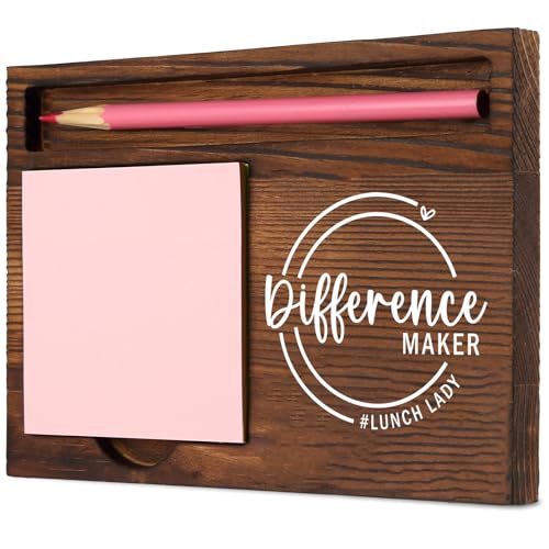Selbstklebende Notizblock-Halter, Geschenk für nachdenkliche Schule, Cafeteria, Gastronomie, langlebiger und stilvoller Küchen-Schreibtisch-Organizer, Schreibtisch, Retro-Notizblockhalter, SDZ297 von SOSREBEDR