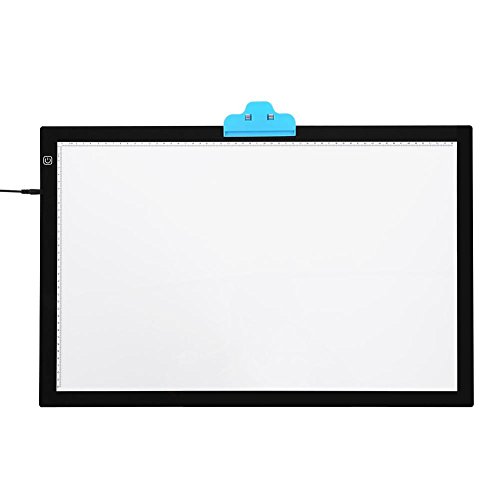 Solong Leuchttablett mit 3 Helligkeitsstufen, verstellbar, A2 / A3 / A4, ultradünn, mit LED-Zeichenpanel, tragbar, mit Berührung-Steuerung, USB, für Zeichnungen, Architektur, Kalligraphie, A4 … Solong Leuchttablett mit 3 Helligkeitsstufen, verstellbar, A2 / A3 / A4, ultradünn, mit LED-Zeichenpanel, tragbar, mit Berührung-Steuerung, USB, für Zeichnungen, Architektur, Kalligraphie, A4 … von SOULONG