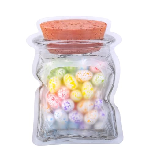 SOUTHJIELING Eierdekoration, bunt, 40 gesprenkelte Eier, kleine Eier, aus Schaumstoff, 15 x 25 mm, für Dekoration, Party, Zuhause, Ladungskorb von SOUTHJIELING