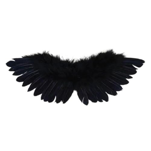 SOUTHJIELING Tragbare, elegante Federflügel-Dekoration für junge Cosplays und Maskeraden von SOUTHJIELING