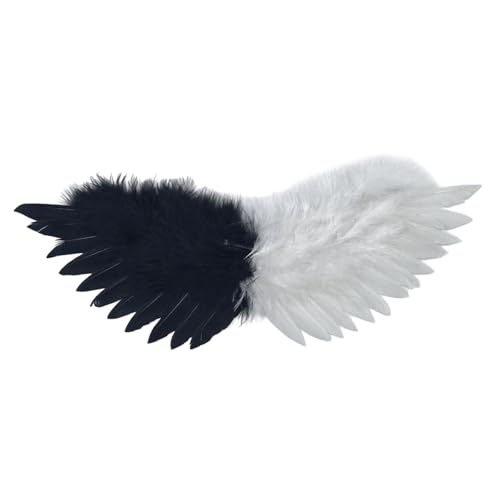 SOUTHJIELING Tragbare, elegante Federflügel-Dekoration für junge Cosplays und Maskeraden von SOUTHJIELING