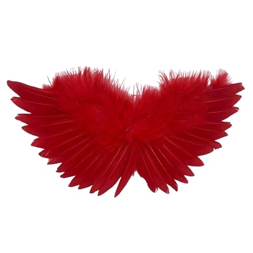 SOUTHJIELING Tragbare, elegante Federflügel-Dekoration für junge Cosplays und Maskeraden von SOUTHJIELING