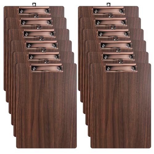 SOYIRI Klemmbrett A4,12 Stück Holz Klemmbretter mit Metalklemme,Schreibbrett Schreibplatte Clipboard SOYIRI Klemmbrett A4,12 Stück Holz Klemmbretter mit Metalklemme,Schreibbrett Schreibplatte Clipboard von SOYIRI
