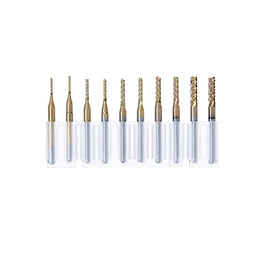 SPAKAMTZTK 10 Carbid-End-Mühle-Schneidkopf Sets 1mm-3mm PCB.CNC. Schneid- und Fräswerkzeuge Fräser SPAKAMTZTK 10 Carbid-End-Mühle-Schneidkopf Sets 1mm-3mm PCB.CNC. Schneid- und Fräswerkzeuge Fräser von SPAKAMTZTK