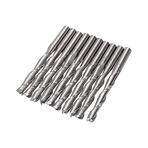 SPAKAMTZTK 10 stücke Carbid Endmühle 2 Flöte Spiralroute Hartmetall Endmühle Werkzeug CNC. for Elektrowerkzeuge 3.175x22mm Fräser SPAKAMTZTK 10 stücke Carbid Endmühle 2 Flöte Spiralroute Hartmetall Endmühle Werkzeug CNC. for Elektrowerkzeuge 3.175x22mm Fräser von SPAKAMTZTK