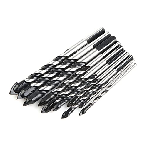 SPAKAMTZTK 10 stücke Einzelschneider Twist Bohrer Set Dreieck Schaft Hartmetall Rotary Bohrer for keramische Betonholzwand bisschen SPAKAMTZTK 10 stücke Einzelschneider Twist Bohrer Set Dreieck Schaft Hartmetall Rotary Bohrer for keramische Betonholzwand bisschen von SPAKAMTZTK