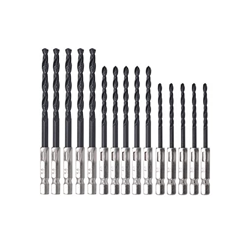 SPAKAMTZTK 15pc 3/4 / 5mm HSS 1/4. Zoll Sex Shank Twist Bohrer Set for Metall Edelstahl Bohren Arbeitsleistung Werkzeuge Zubehör bisschen SPAKAMTZTK 15pc 3/4 / 5mm HSS 1/4. Zoll Sex Shank Twist Bohrer Set for Metall Edelstahl Bohren Arbeitsleistung Werkzeuge Zubehör bisschen von SPAKAMTZTK