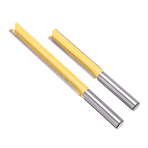 SPAKAMTZTK 2 stücke Doppelkante linearer Router Bit 8mm Schaftschlitz Schneidwerkzeug for zusätzlicher Länge als Arbeitswerkzeug Fräser SPAKAMTZTK 2 stücke Doppelkante linearer Router Bit 8mm Schaftschlitz Schneidwerkzeug for zusätzlicher Länge als Arbeitswerkzeug Fräser von SPAKAMTZTK