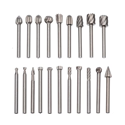 SPAKAMTZTK 20 Stück 3mm Schaft HSS. Rotationsstahlrohr-Bohr- und Fräser for Rotationsgraviermaschinen-Werkzeuge Fräser SPAKAMTZTK 20 Stück 3mm Schaft HSS. Rotationsstahlrohr-Bohr- und Fräser for Rotationsgraviermaschinen-Werkzeuge Fräser von SPAKAMTZTK