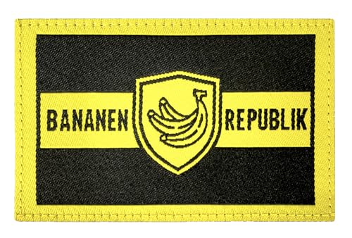 Bananen Republik – der Patch, Fun Patch mit Klettverschluss (Gelb) von SPARTANAT