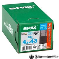 SPAX® Fassadenschrauben T20 Linsensenkkopf BLAX A2 25470404504322 4,5 mm x 43 mm, 200 St. von SPAX®