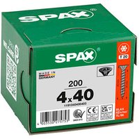 SPAX® Universalschrauben T20 Senkkopf BLAX 1191040400403 4 mm x 40 mm, 200 St. von SPAX®