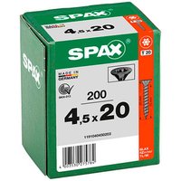 SPAX® Universalschrauben T20 Senkkopf BLAX 1191040450203 4,5 mm x 20 mm, 200 St. von SPAX®