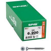 SPAX® Universalschrauben T30 Senkkopf WIROX 0191010602005 6 mm x 200 mm, 100 St. von SPAX®
